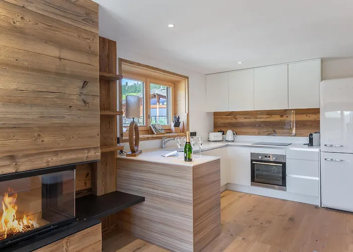 Lumineux De 100 M² Avec Balcon, Proche Centre Megeve, 4 Adultes Et 2 Enfants - Fr-1-569-87 Megève