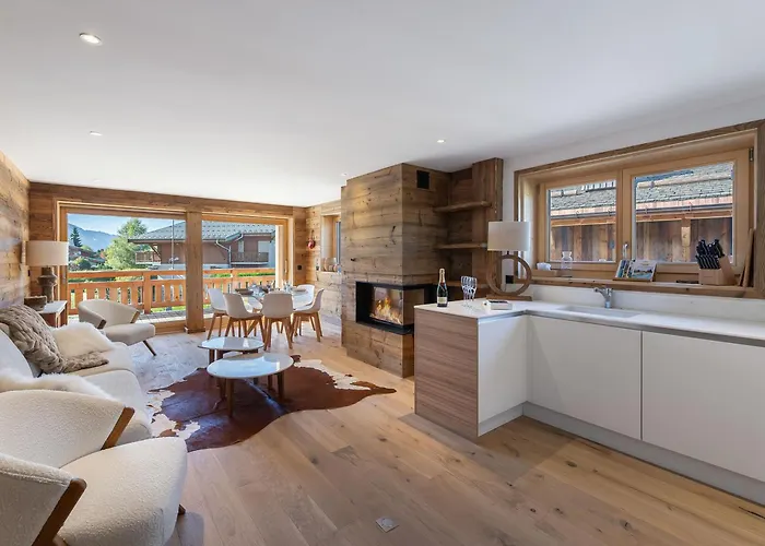 Lumineux De 100 M² Avec Balcon, Proche Centre Megeve, 4 Adultes Et 2 Enfants - Fr-1-569-87 Διαμέρισμα Megève