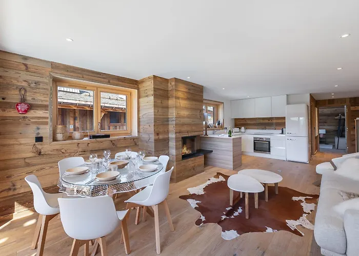 Lumineux De 100 M² Avec Balcon, Proche Centre Megeve, 4 Adultes Et 2 Enfants - Fr-1-569-87 Διαμέρισμα
